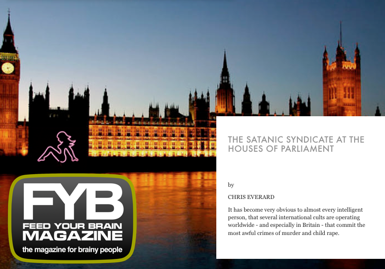 CHRIS EVERARD's new digital book is called THE SATANIC SYNDICATE of WESTMINSTER - it is the first digital book to ever make solid evidential links between VIP Ministers, Lords and Barons and the Sex-Magic Cult of Aleister Crowley, which is known as the Ordo Templi Orientis - you can order a copy of CHRIS EVERARD'S new book by clicking this link https://gumroad.com/l/XGmrd